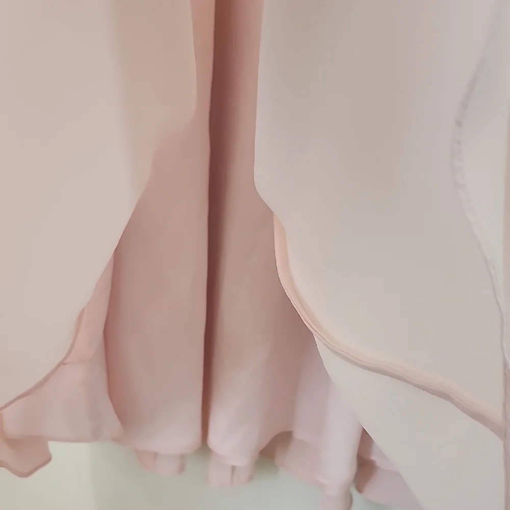 Fame and Partners Skirt and Top Set Clear Pink Elegant - Picture 9 of 11